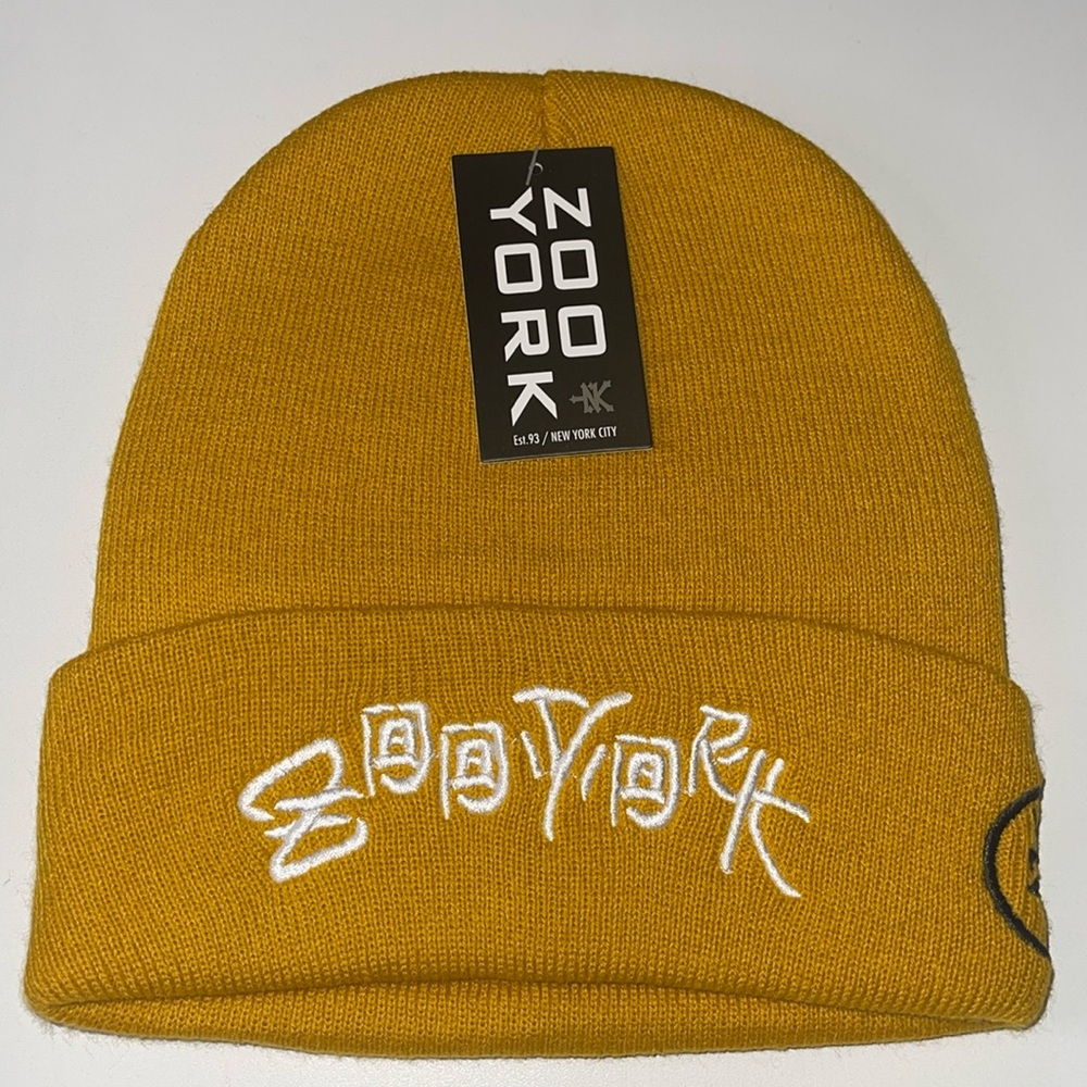 Mens  Zoo York Embroidered Logo Fold Up Beanie